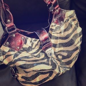 Zebra Print Purse